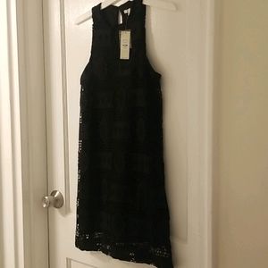Francesca's black dress